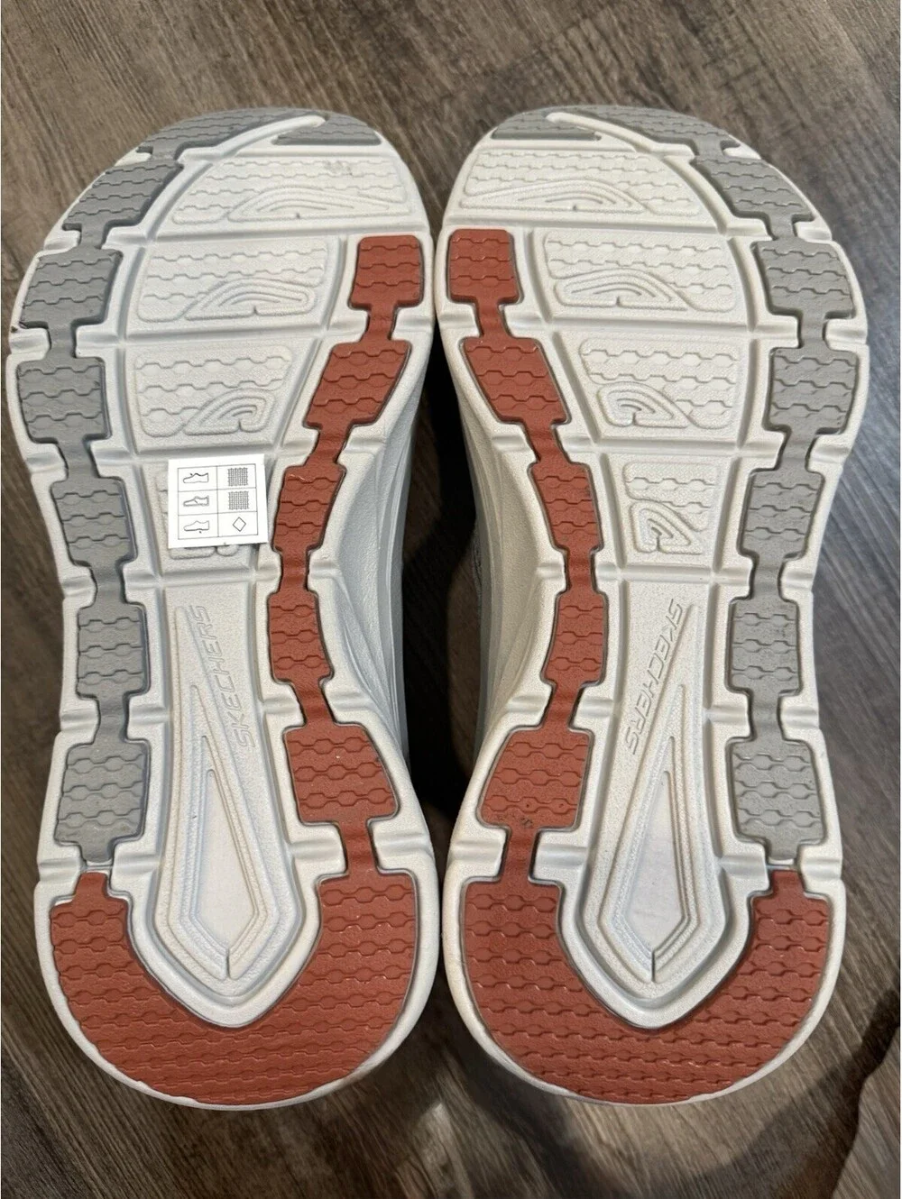 Skechers Womens Slip In Sneakers Sz 10 Gray Go Walk Air Cooled Memory Foam Shoes